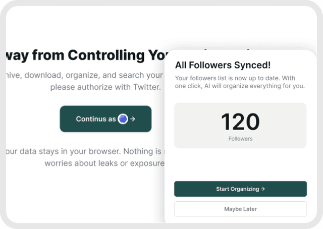 Step 2: Connect and Sync