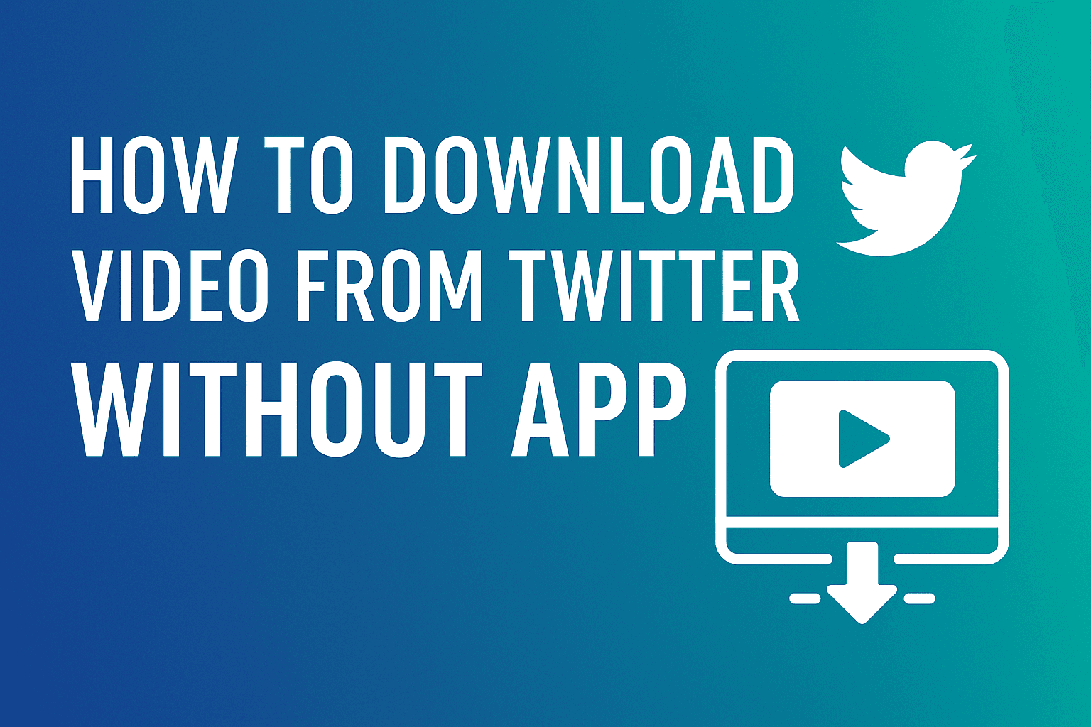 How to Download Video from Twitter Without App