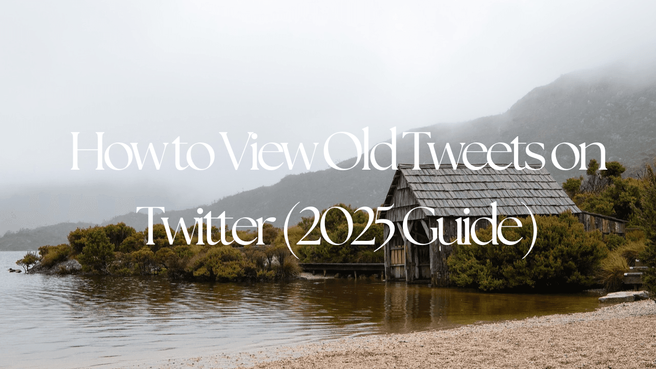 How to View Old Tweets on Twitter (2025 Guide)