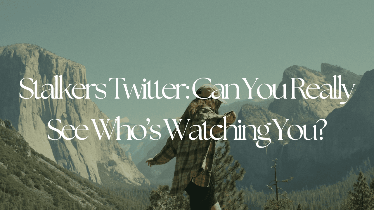 Stalkers Twitter: Can You Really See Who’s Watching You?